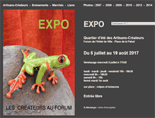 Tablet Screenshot of forum.artisans-createurs.ch